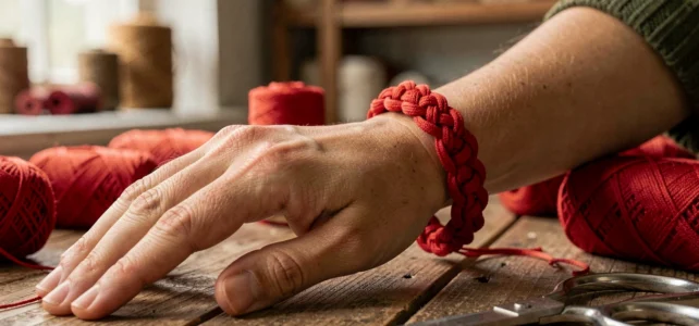 Comment fabriquer un bracelet 7 nœuds rouge et révéler toute sa signification